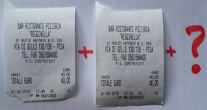 il conto (2 parti di 3... ma il 3° scontrino non è stato mai rintracciato)