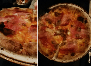 Porcini, roquefort e speck